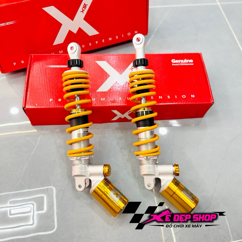Phuộc sau X1R X-series ST3 cho Lead 4val Lead125 Giorno Stylo160 Vision - phuộc sau X1R 325mm 350mm