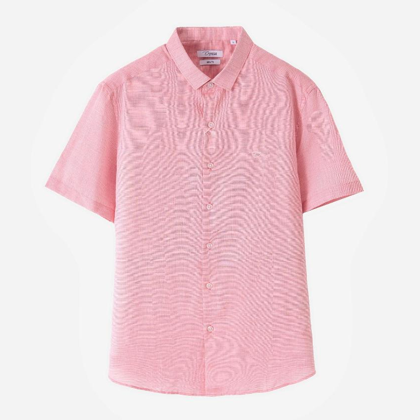 Áo sơ mi DUGARCO tay ngắn cotton công sở nam 238SMS21140