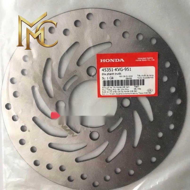 Đĩa Phanh Trước Air Blade các đời Honda (45351KVG951) MC