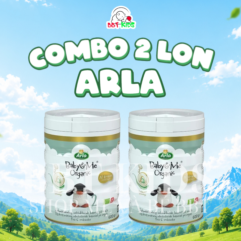 COMBO 2 LON ARLA MẪU MỚI - Sữa Công Thức Nguyên Kem Arla Organic Đạm A2 Chính Hãng