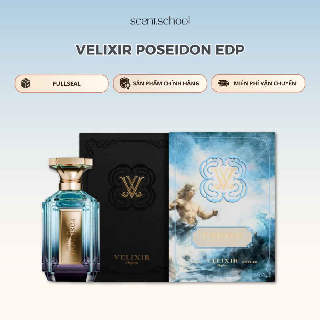 Nước Hoa Fullseal Velixir Poseidon EDP | Nước Hoa Nam | Scent.school Perfume
