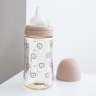 Bình Sữa PPSU UBMOM 200ml – Núm Ti Mô Phỏng Ngực Mẹ – Chống Đầy Hơi, Chống Sặc, An Toàn Cho Bé