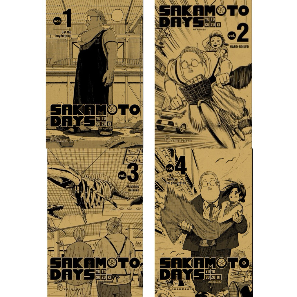 Truyện Tranh | SAKAMOTO DAYS - COMBO 4T 1-4 SEAL