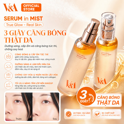 [VHL x V&A BEAUTY] Xịt Dưỡng Serum in Mist Chống Oxy Hoá, Cấp Ẩm, Hỗ Trợ Phục Hồi Da Antioxidant Radiance Mist 100ml