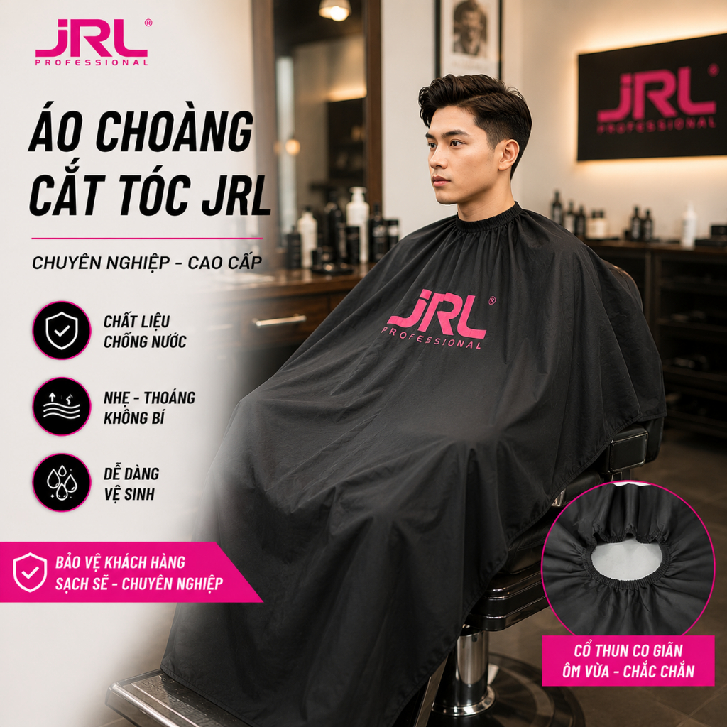 Áo choàng cắt tóc JRL