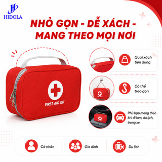 Túi Y Tế Cá Nhân 2.5L – Túi Đựng Thuốc Gia Đình, Túi Sơ Cứu Mini Gọn Nhẹ, Chống Thấm Nước 9052