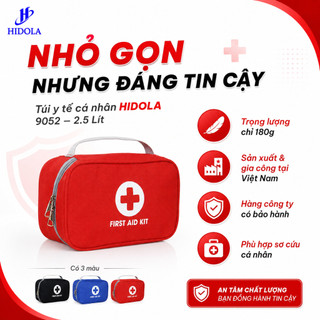 Túi Y Tế Cá Nhân 2.5L – Túi Đựng Thuốc Gia Đình, Túi Sơ Cứu Mini Gọn Nhẹ, Chống Thấm Nước 9052