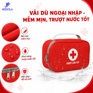 Túi Y Tế Cá Nhân 2.5L – Túi Đựng Thuốc Gia Đình, Túi Sơ Cứu Mini Gọn Nhẹ, Chống Thấm Nước 9052