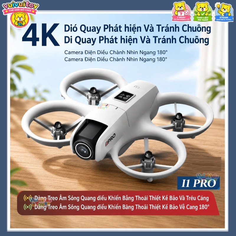i1PRO – máy bay không người lái, quay phim 4K, tránh chướng ngại vật, điều khiển từ xa