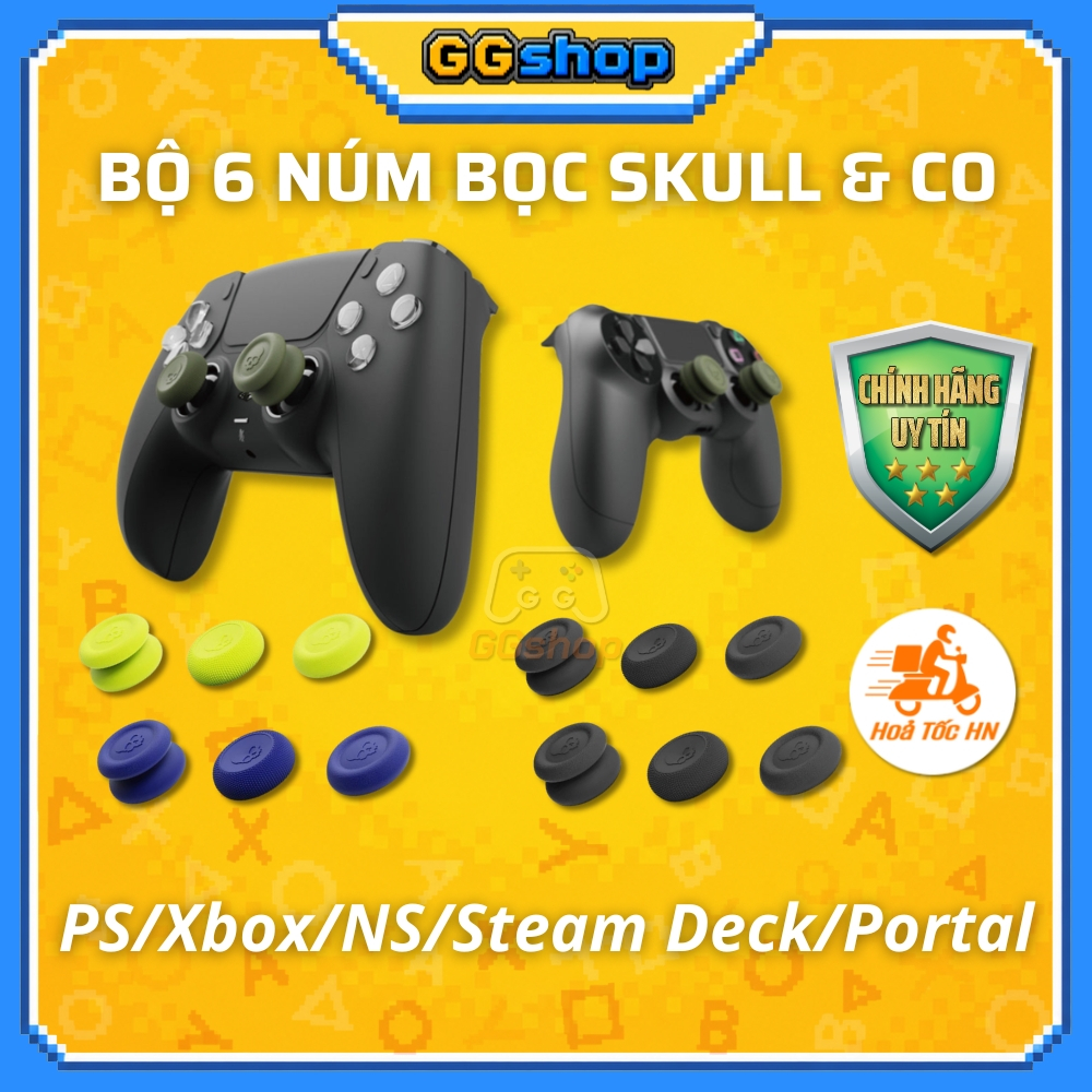 Núm Bọc Analog Skull & Co Cho Tay Cầm PS5/PS4/Xbox/Pro/NS/Steam Deck/M6HD/J20