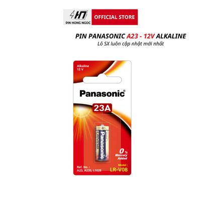 Vỉ 1 Viên Pin A23 Panasonic 12V Alkaline - Hàng chính hãng