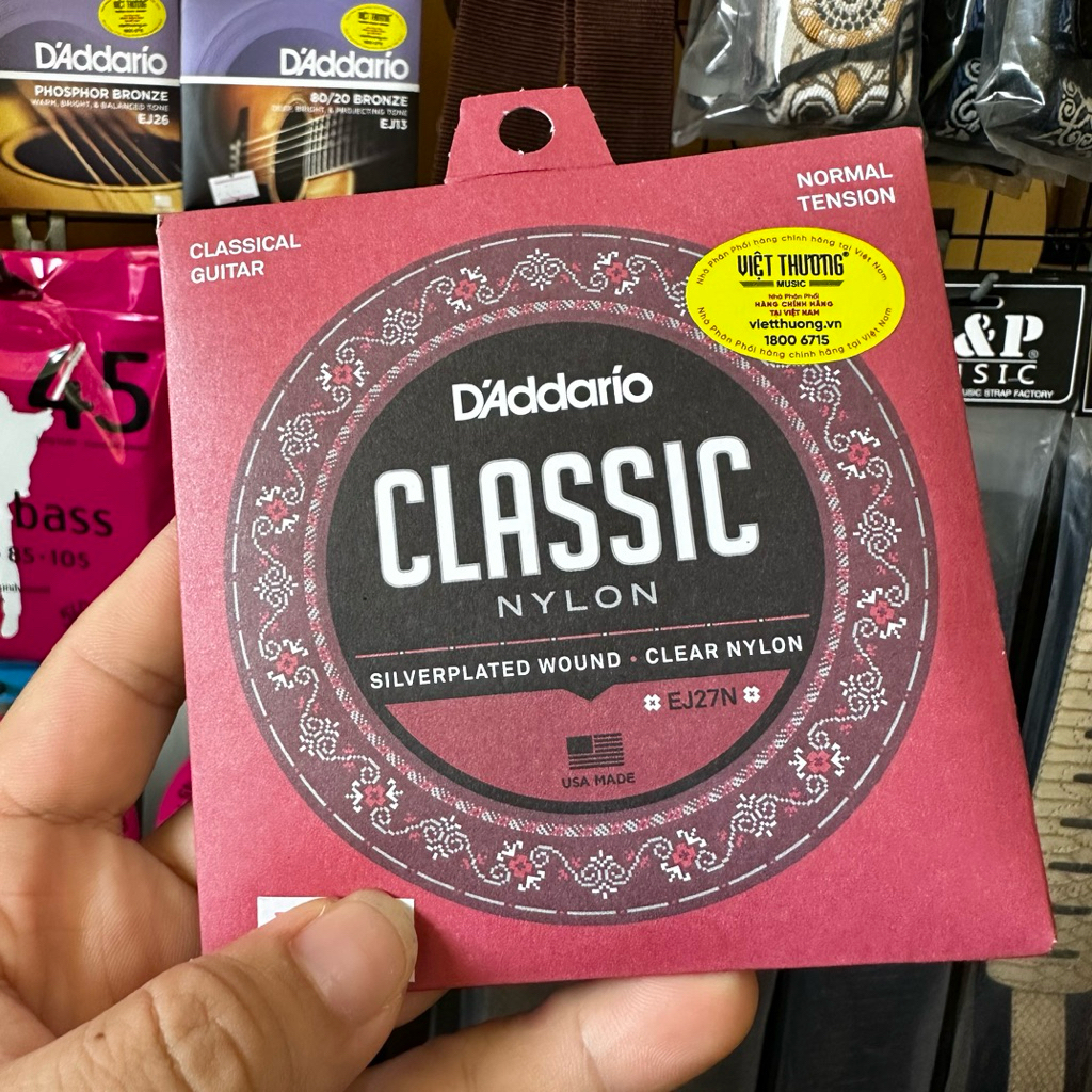 [Chính hãng] Dây đàn Classic Daddario EJ27N Made in USA