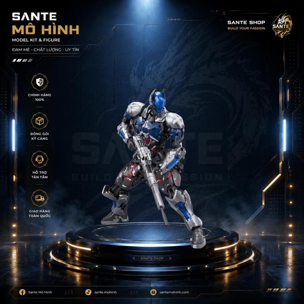 [ Sẵn ] Mô Hình LẮP RÁP Arkham Knight Batman Hemoxian
