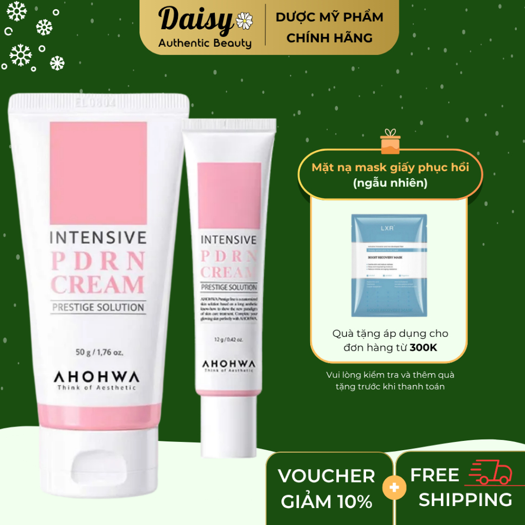 [Công ty] Kem dưỡng phục hồi Ahohwa Intensive PDRN Cream | Daisy Authentic