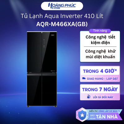 AQR-M466XA(GB) - Tủ Lạnh Aqua Inverter 410 Lít AQR-M466XA(GB) {Ship HCM 0Đ}