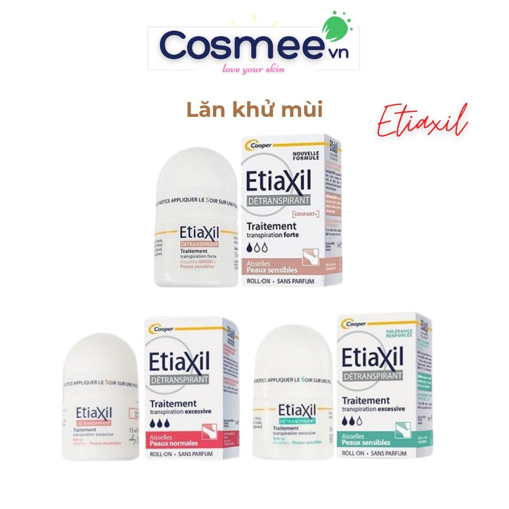 Lăn khử mùi Etiaxil khử mùi mồ hôi hiệu quả - Lăn nách Etiaxil Pháp 15ml