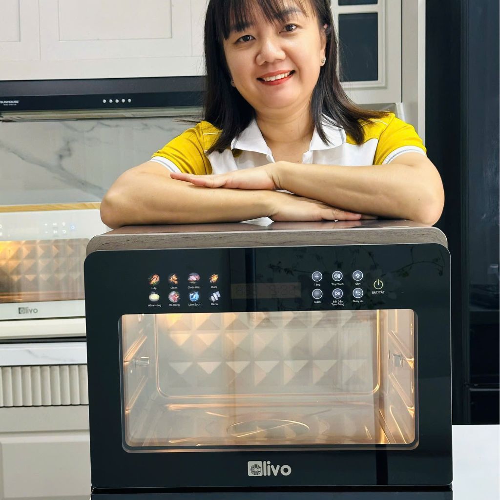 [CHÍNH HÃNG] Nồi Chiên Hấp Đa Năng OLIVO STEAMFRY XTRA 20 LÍT Lvmart.store Lvmart1989 Loanvo