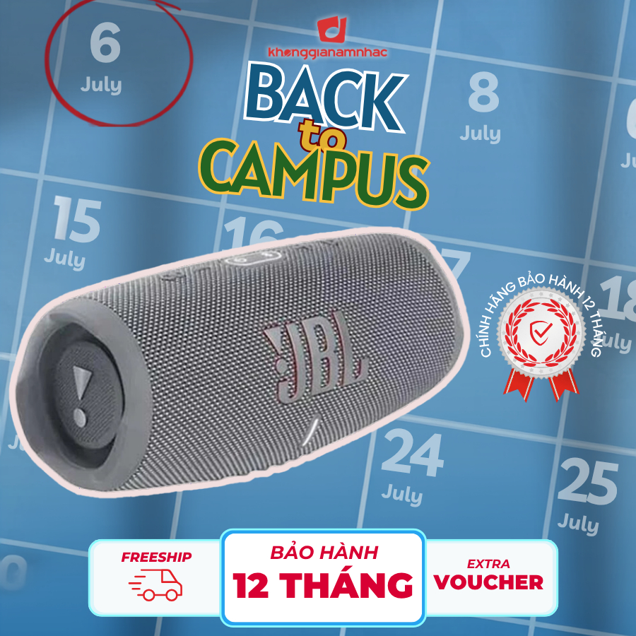 [FLASH SALE] Loa Bluetooth JBL Charge 5 - Chính Hãng PGI