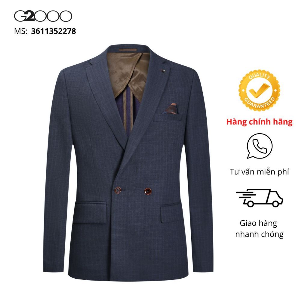 Áo Vest Nam Smart Fit G2000 (3611352278) Màu Xanh