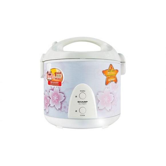 Nồi Cơm Điện Tử Cơ Sharp 1.8L KS-N192ETV "SP" Nhật Bản, Nấu Cơm Ngon, Dễ Dàng Sử Dụng. NẮP LIỀN. CHÍ