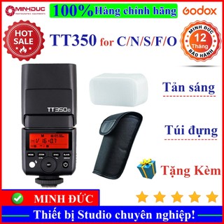 Đèn Flash Godox TT350 Chính hãng bảo hành 12 tháng - MINH ĐỨC CAMERA