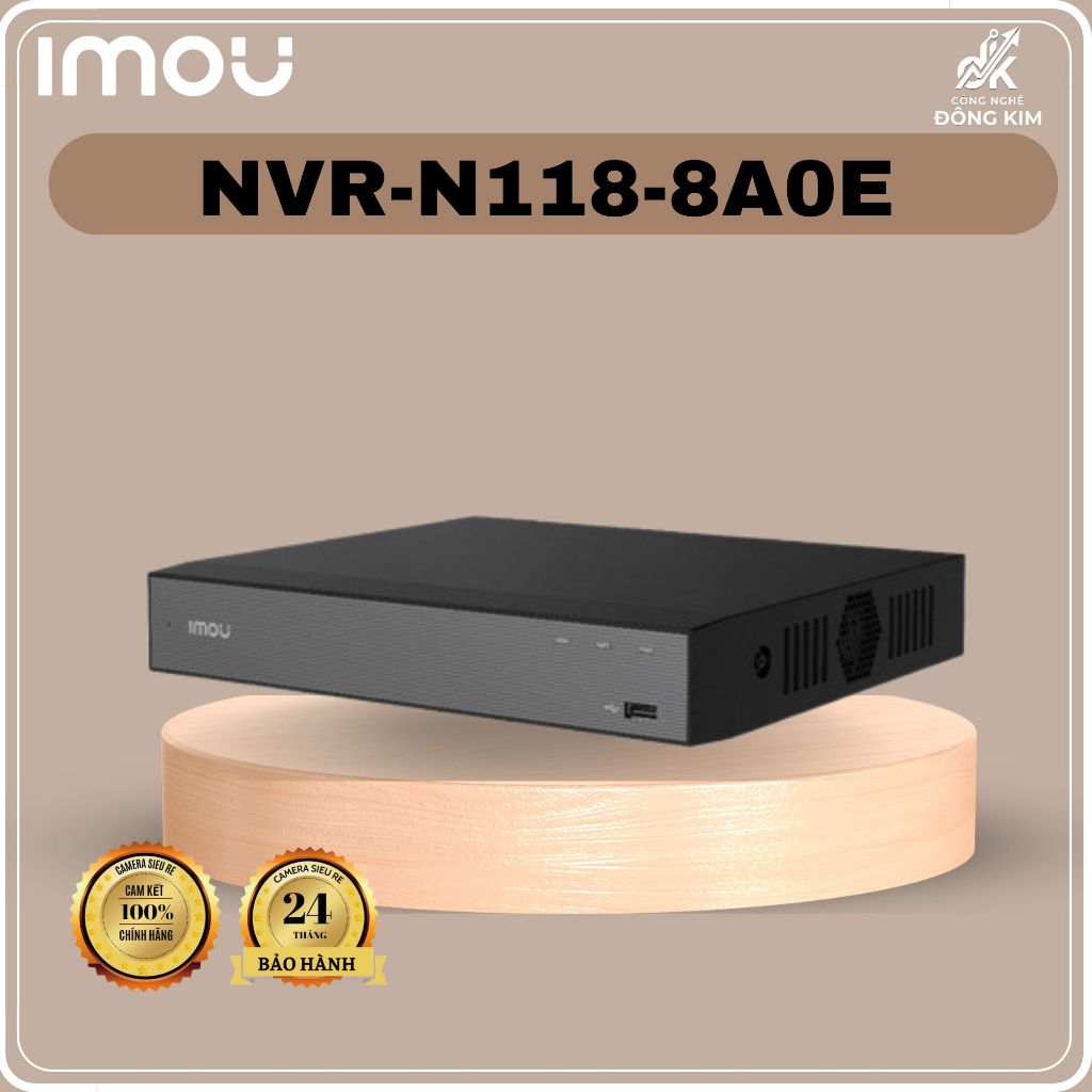Đầu ghi hình NVR 10 kênh IMOU POE NVR-N110-8A0E/ 18 kênh IMOU NVR-N118-8A0E | Chính hãng