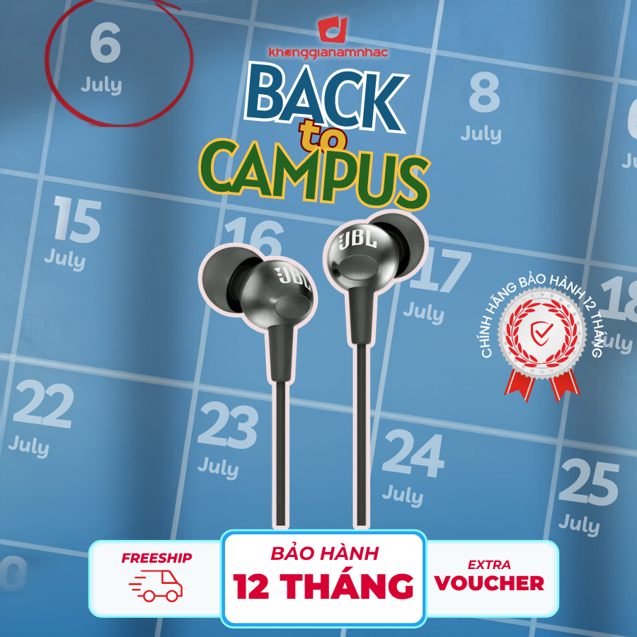 Tai Nghe Nhét Tai Có Dây JBL C200SI Cổng Aux 3.5 - Chính hãng PGI
