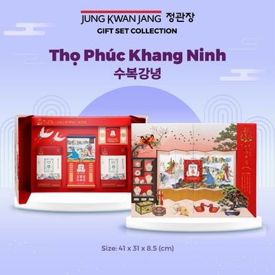 THỌ PHÚC KHANG NINH | Hộp Quà Tặng Hồng Sâm Cao Cấp KGC Jung Kwan Jang