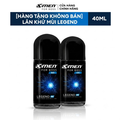 [Hàng tặng không bán][GIFT HO] Combo 2 Lăn khử mùi Xmen for Boss Legend 40ml/chai