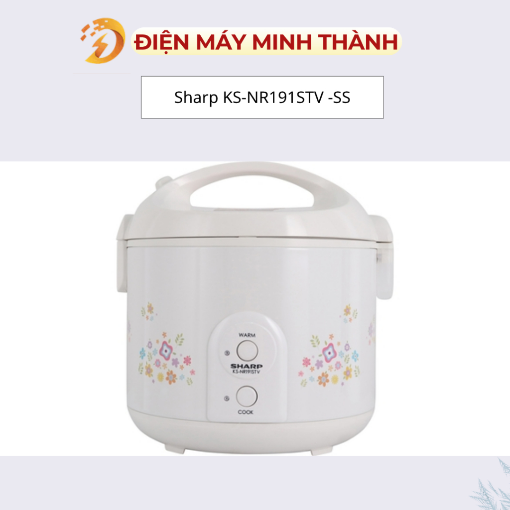 Nồi cơm điện Sharp 1.8 lít KS-NR191STV