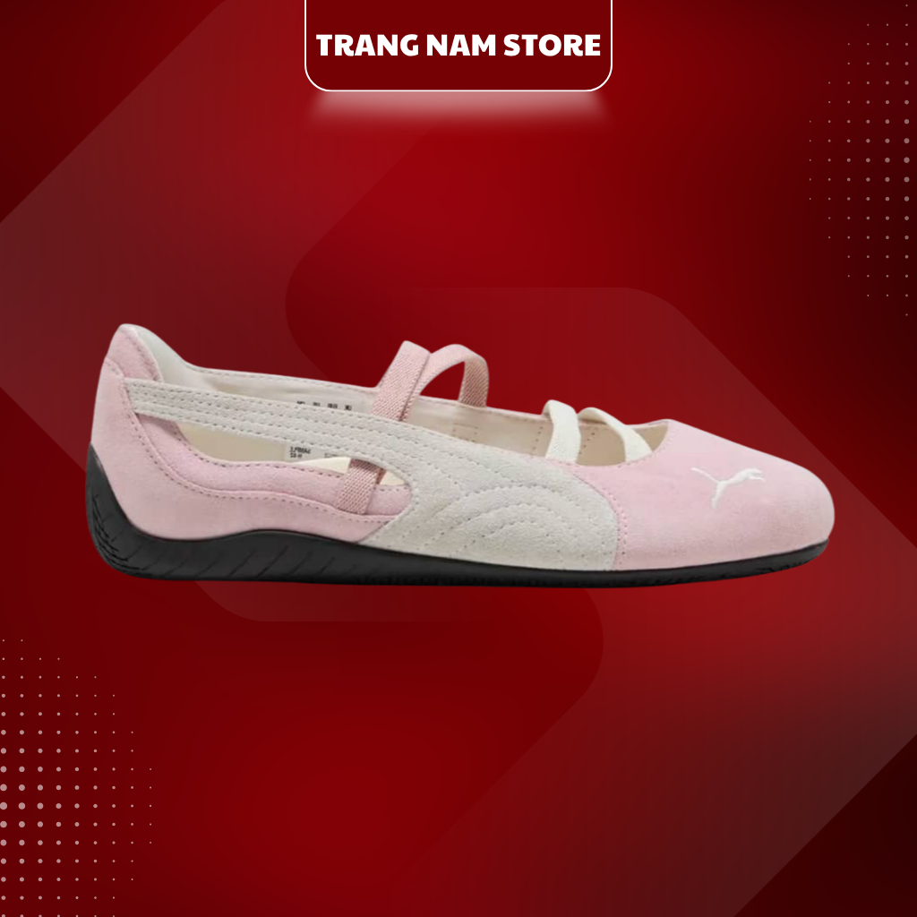 Giày Emiko Puma_Speedcat Ballet ‘Pink White’ Cực Xinh. Full Box