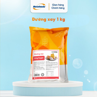 Đường Xay nhãn hiệu FariBake từ Farina 1kg - đường xay mịn, tiện lợi phù hợp nhiều loại bánh, trang trí bánh, pha chế
