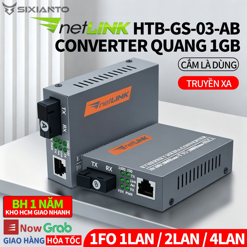 tp link converter quang 1000mb bộ chuyển đổi quang điện media converter bộ chuyển đổi cáp quang 1 sợ