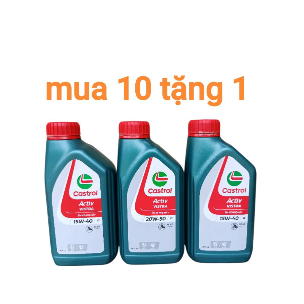 Dầu nhớt Castrol Vistra 0,8lit và 1lit làm mát động cơ......