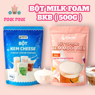 Bột kem cheese - milk foam BKB NGUYÊN VỊ / MUỐI BIỂN 500g dùng làm bánh - PHA CHẾ