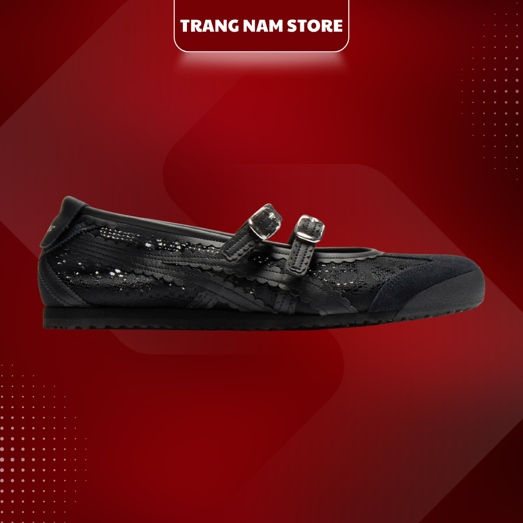 [ Chính Hãng ] Giày Onitsuka Tiger Mexico Ballet Black Cực Xinh. Full Box