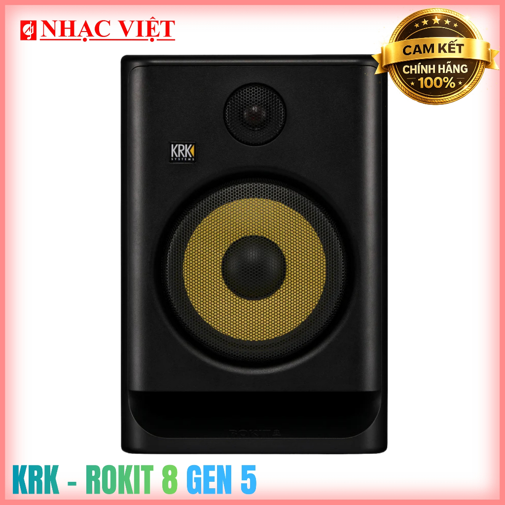 [Chính Hãng] Một Cặp Loa Kiểm Âm Monitor nhà hãng KRK - ROKIT 8 "RP8G5"
