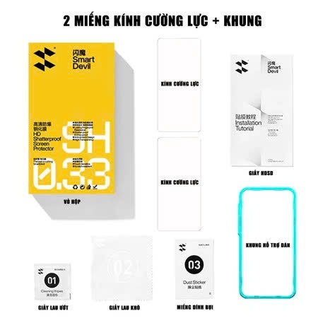 căp Kính cường lực Smart Devil dùng cho Honor X70