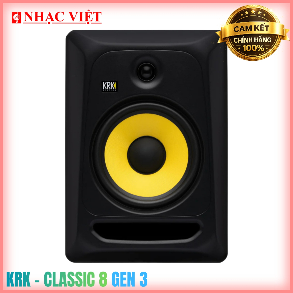 [Chính Hãng] Một cặp loa kiểm âm nhà hãng KRK - CLASSIC 8 GEN 3 "CL8G3" kích thước loa 8inch