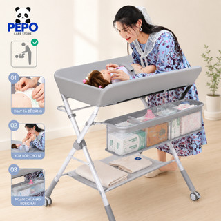 Bàn Thay Tã Di Động S3 Chăm Sóc Em Bé, Bàn Massage Thay Quần Áo Cho Bé Sơ Sinh Có Thể Gập Lại Mẫu 2024