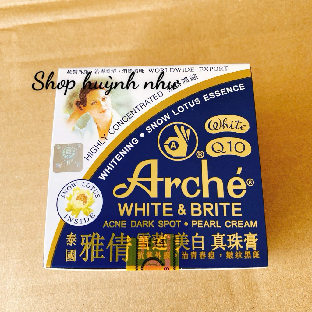 [CHÍNH HÃNG] Kem Arche Xanh chuẩn Thái Lan 24g hàng loại 1. Kem AC xanh Thailand dưỡng trắng da, giả