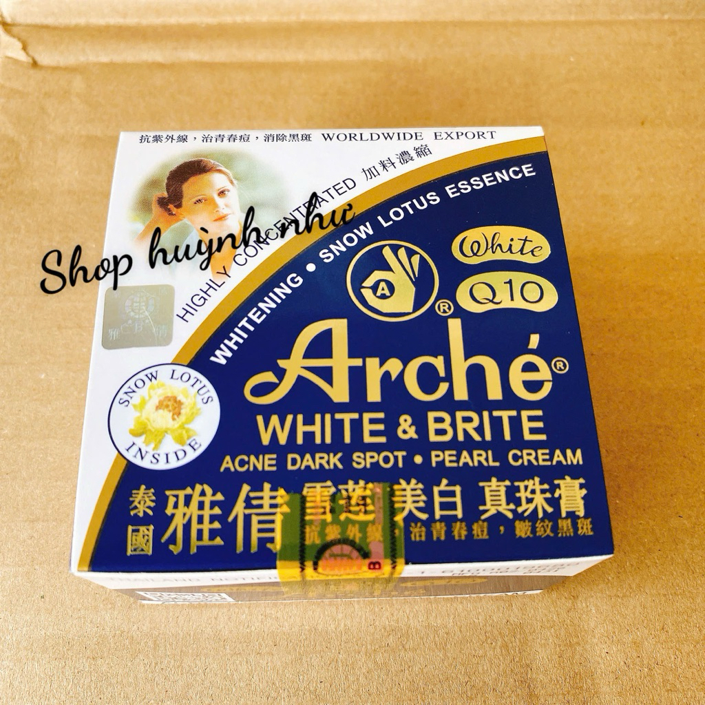 [CHÍNH HÃNG] Kem Arche Xanh chuẩn Thái Lan 24g hàng loại 1. Kem AC xanh Thailand dưỡng trắng da, giả