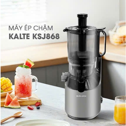 Máy ép chậm KALITE KSJ868 động cơ DC siêu khỏe ép kiệt bã hàng thanh lý