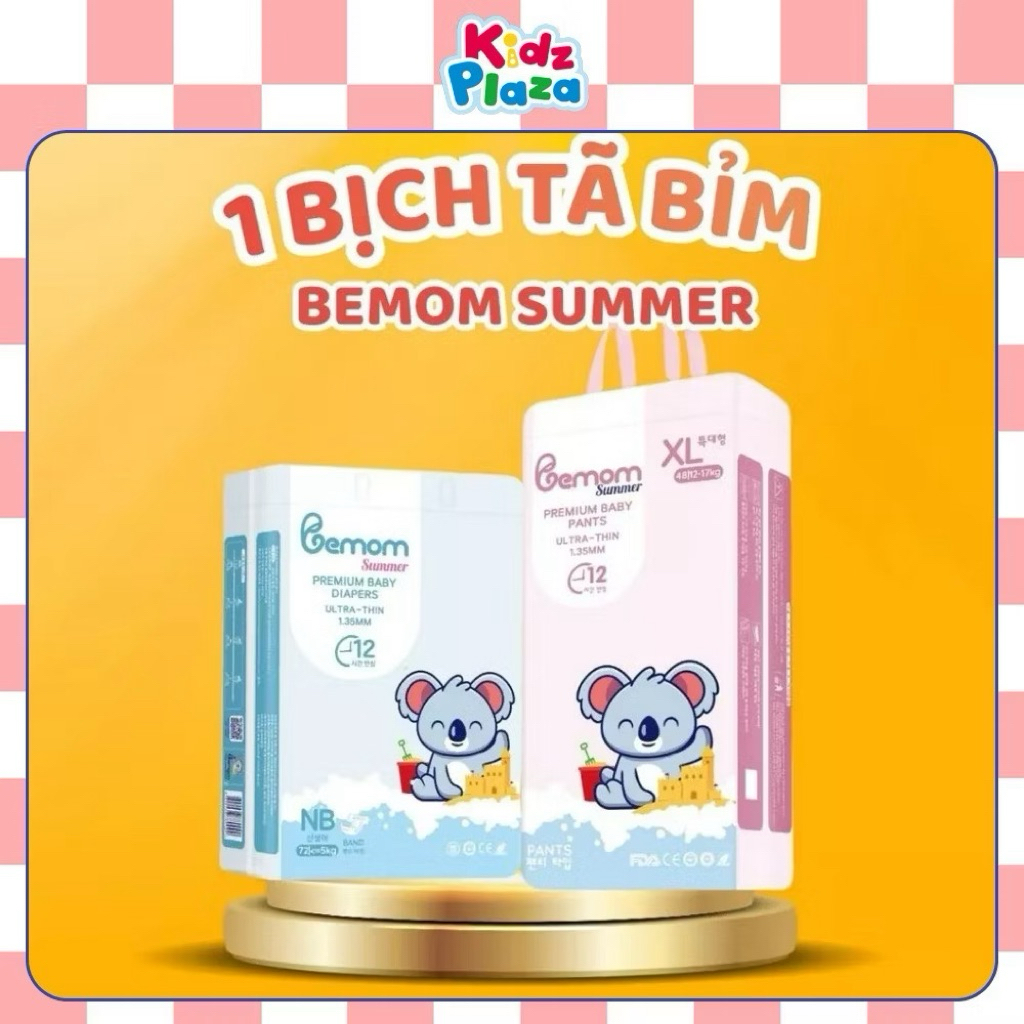 Tã/Bỉm Bemom Hàn Quốc Quần/Dán Đủ Saiz