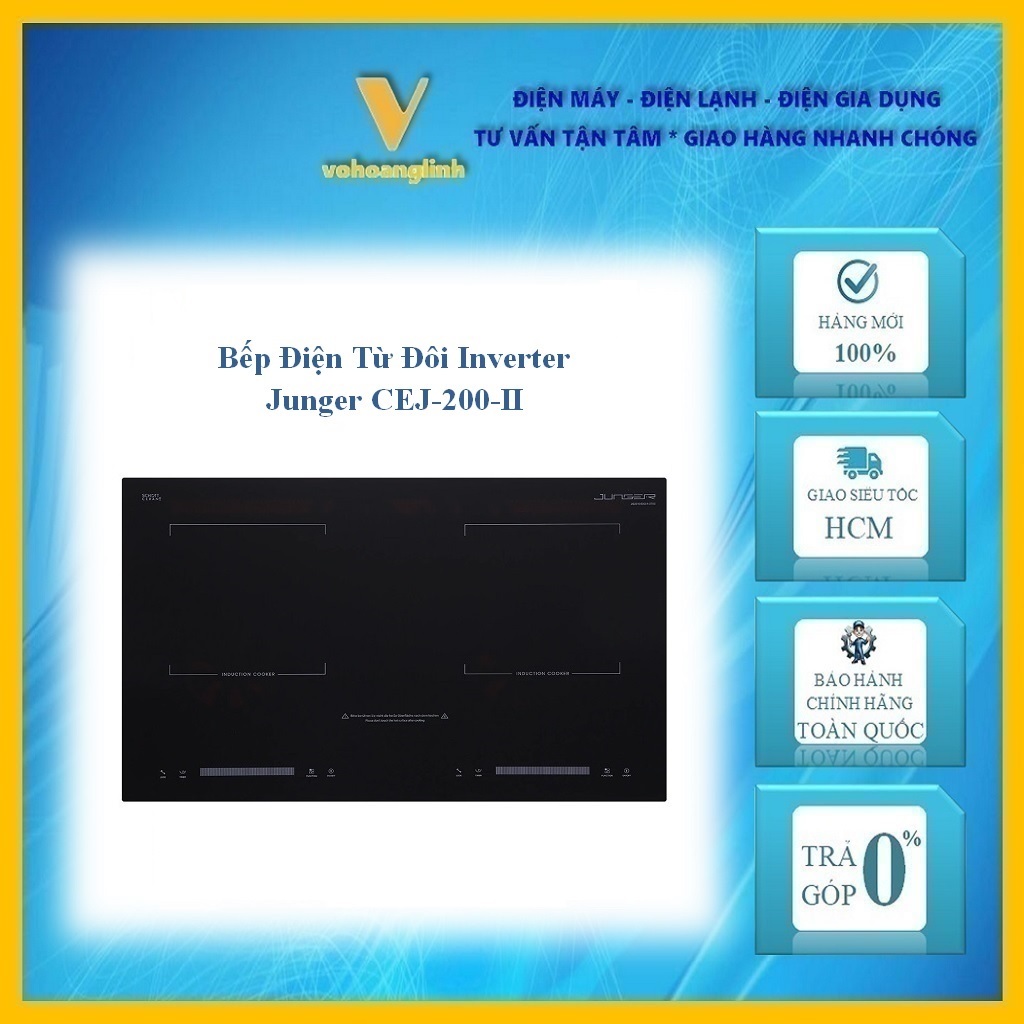Bếp điện từ đôi Junger CEJ-200-II