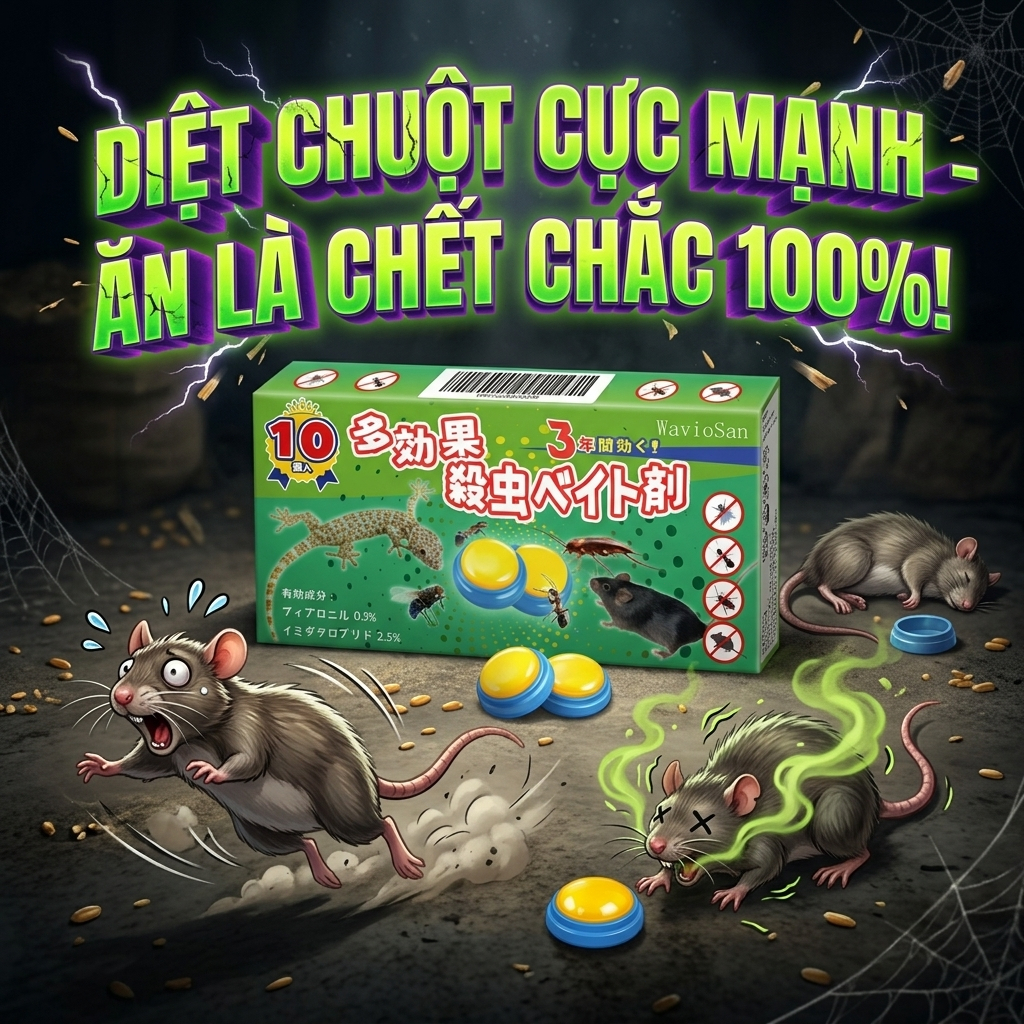 🐭 Thu hút mạnh – Diệt chuột hiệu quả🐭XJY bả diệt chuột thuốc diệt chuột Diệt 1 lần – An tâm lâu dài