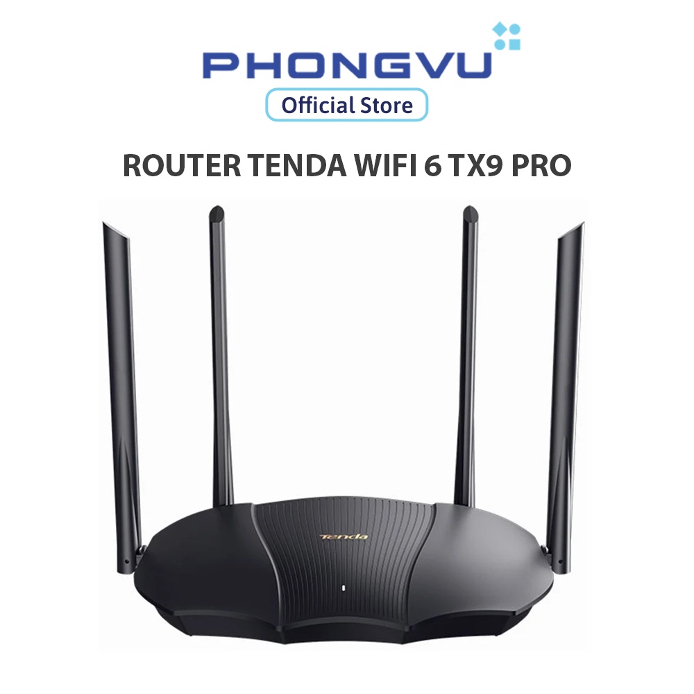 Thiết bị mạng/ Router Tenda WIFI 6 TX9 pro - Bảo hành 36 tháng