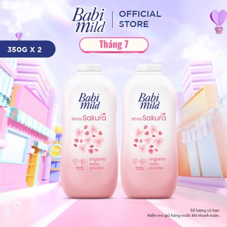 Combo 2 Phấn thơm Babi Mild 350Gx2
