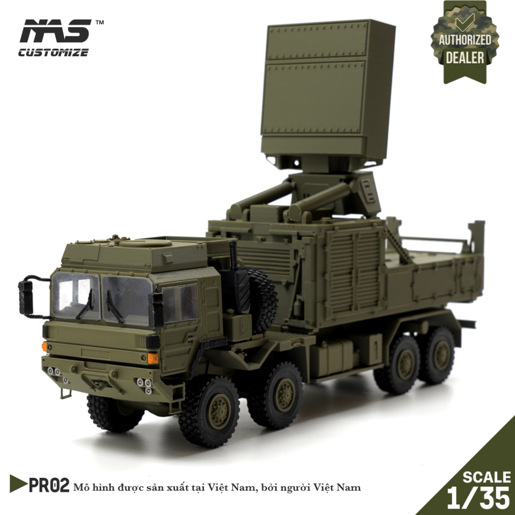 [NAS 1:35] Mô hình lắp ráp hệ thống Radar IRIS-T của Đức 1/35. mô hình phòng không tỉ lệ 1:35