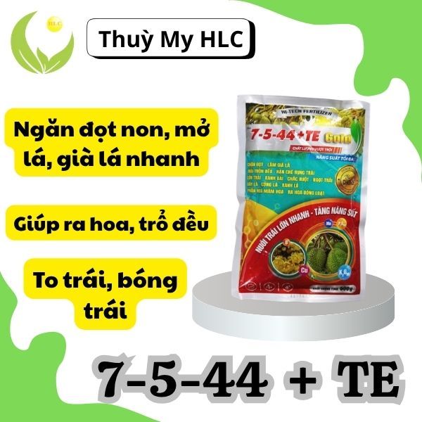 Phân bón hỗn hợp NPK 7-5-44 + TE gói 500g